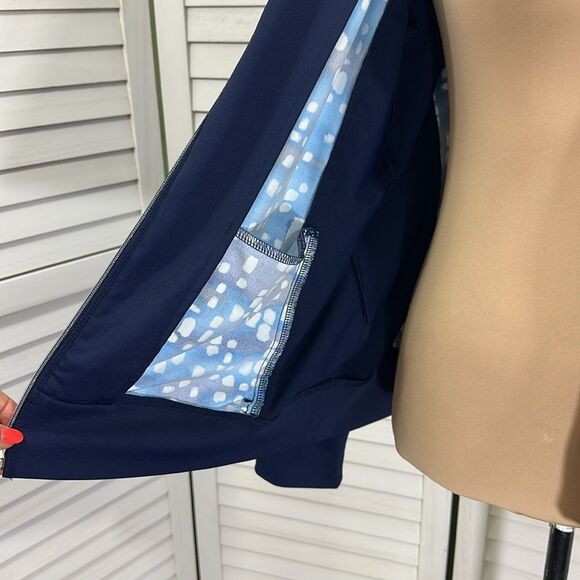Zenergy By Chico’s Jacket Size 1 (8) Activewear Stretch - Picture 11 of 15